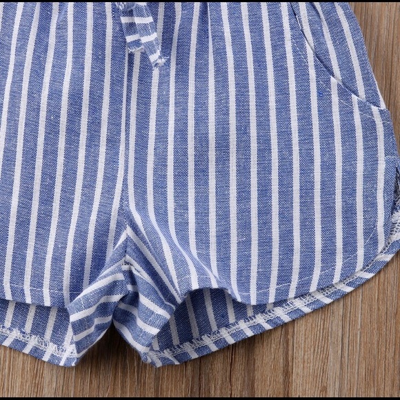 Kids Baby Girl Off The Shoulder Jumpsuit Romper - Picture 4 of 6